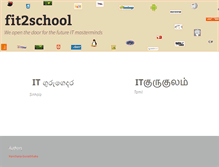 Tablet Screenshot of fit2school.com